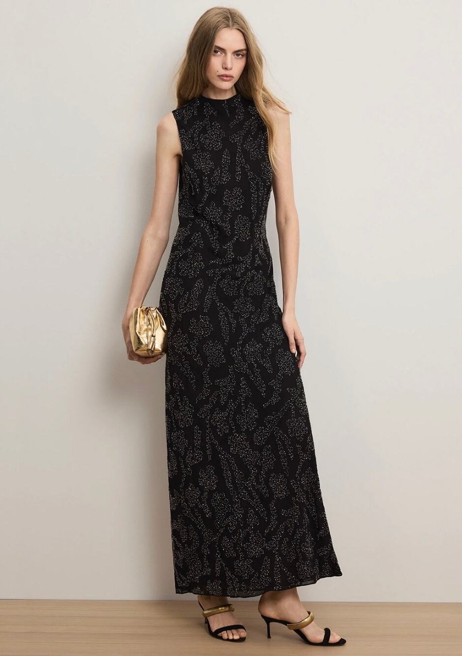 Veronica Beard Sylven Beaded Maxi Dress Size 8 / Medium - Picture 1 of 8